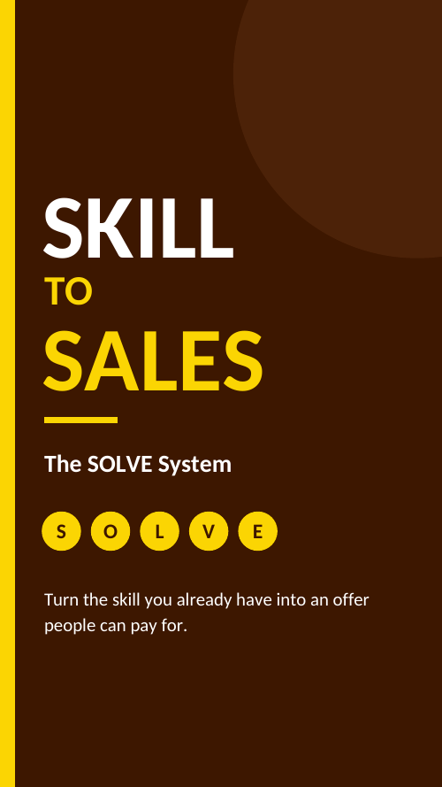 Skill To Sales guide cover